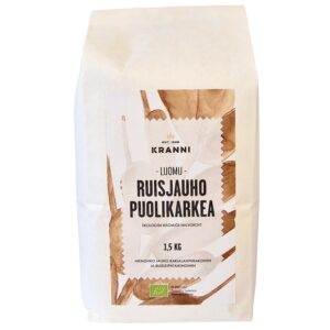 Ruisjauho puolikarkea luomu - 1,5kg