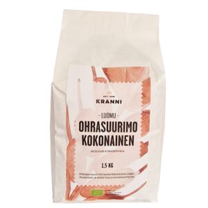 Ohrasuurimo kokonainen luomu - 1,5kg