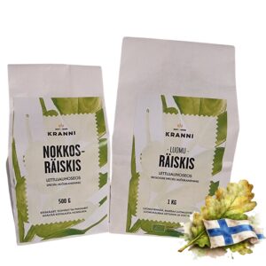 Räiskis luomu & nokkosräiskis - 1kg ja 0,5kg
