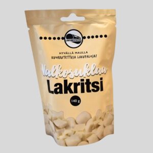 Lakumesta Valkosuklaa lakritsi 140 g