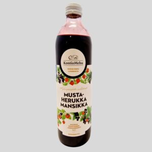 Kontiomehun Mustaherukka-mansikkamehu (tiiviste) 0,5 l